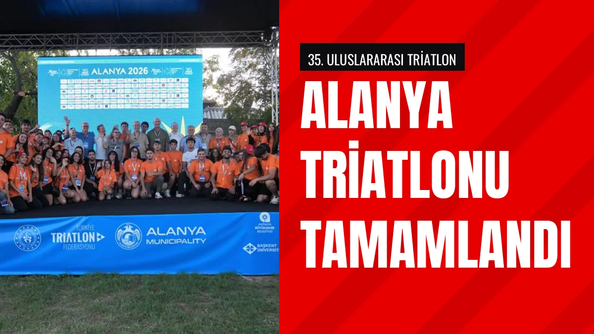 35 Uluslararası Alanya Triatlonu Yarışların Ardından Sona Erdi