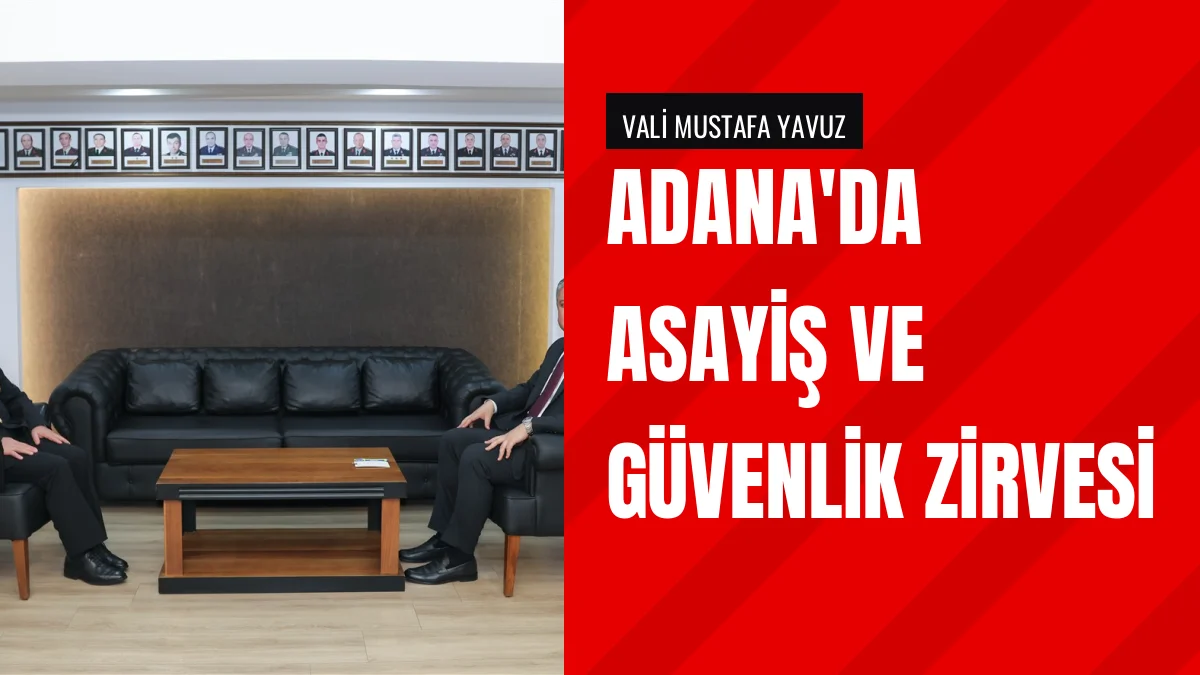 Adana Valisi Mustafa Yavuz Jandarma Komutanlığını Ziyaret Etti