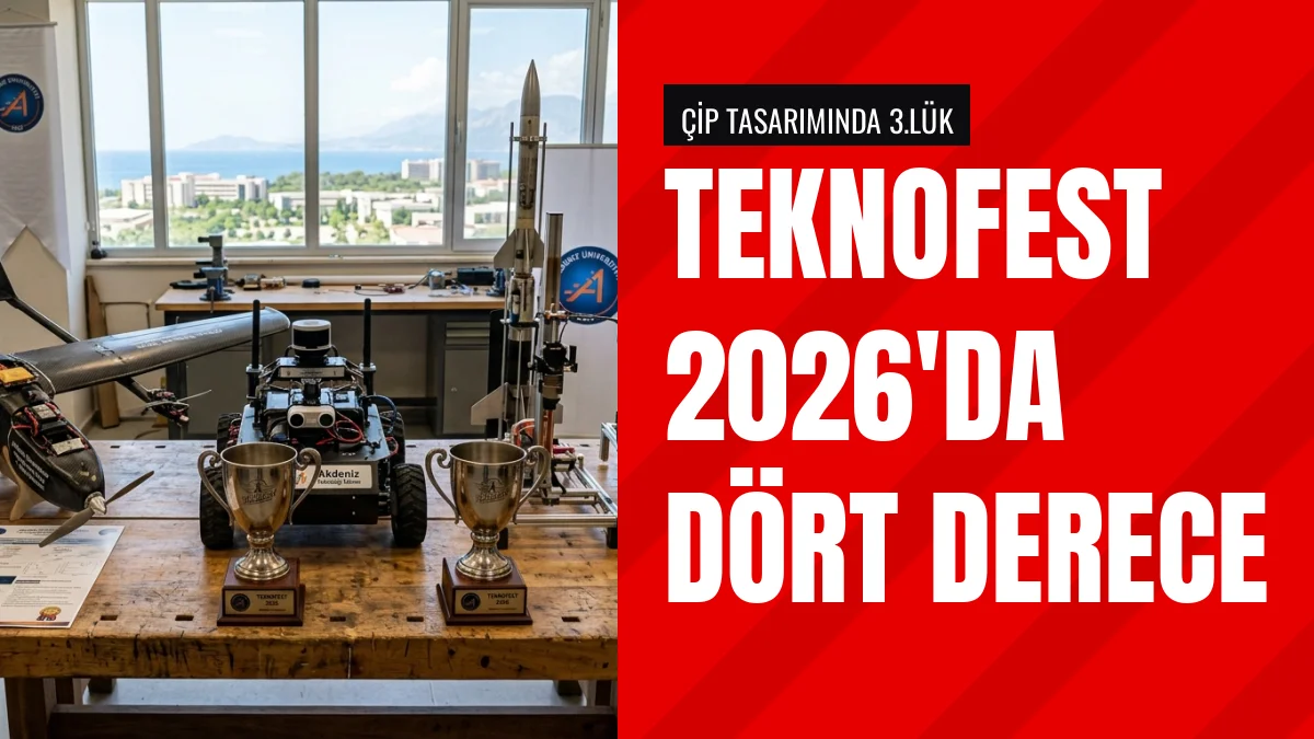 Akdeniz Üniversitesi Takımları TEKNOFEST 2026 Dört Ödülle Döndü