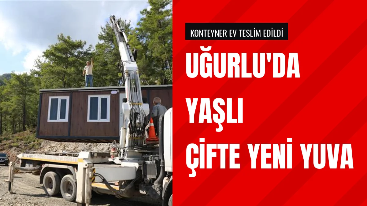 Alanya Belediyesi Uğurlu Mahallesindeki Yaşlı Çifte Ev Teslim Etti