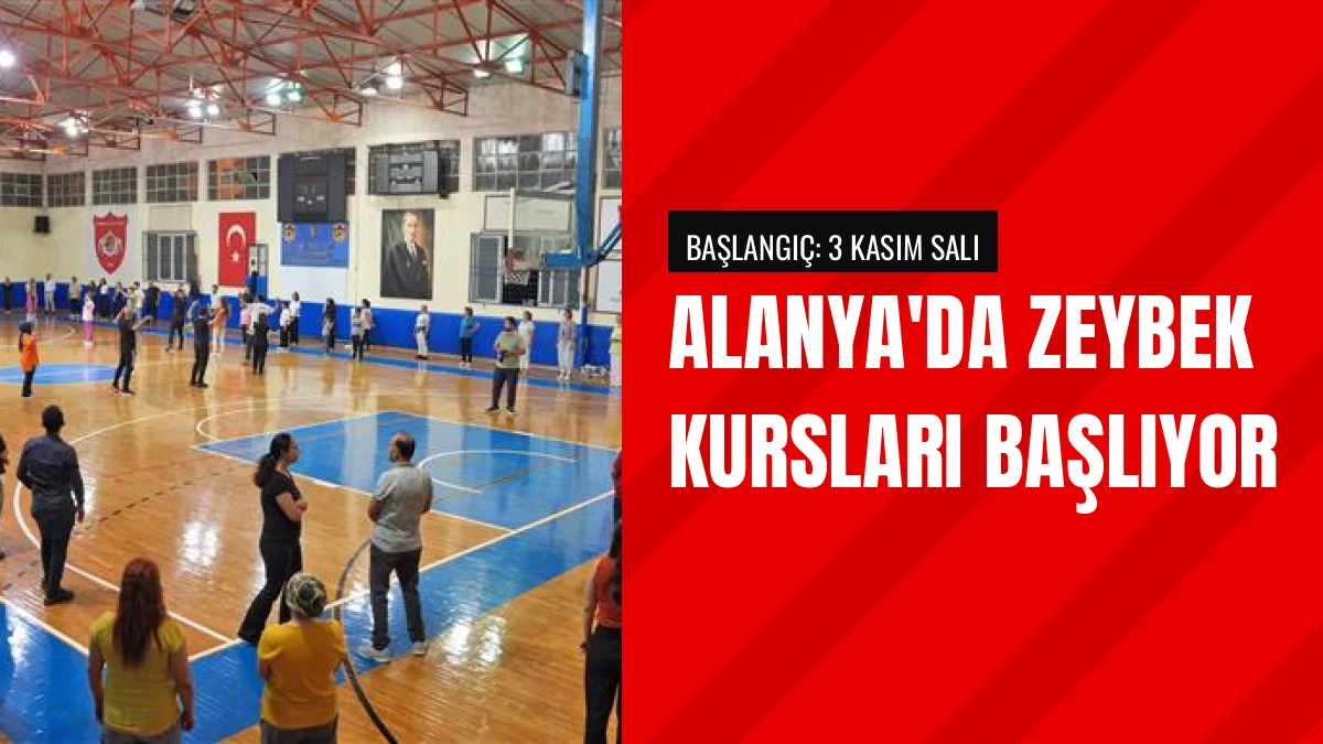 Alanya Belediyesi ve ALSAV Altıncı Dönem Zeybek Kursunu Başlatıyor