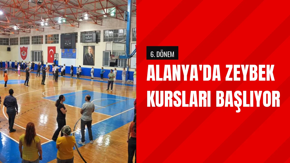 Alanya Belediyesi ve ALSAV Zeybek Kurslarının 6. Dönemini Açıyor