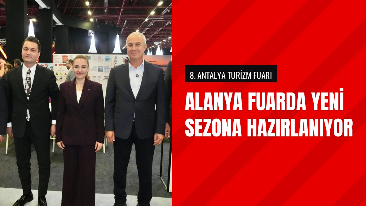 Alanya Heyeti 8. Antalya Turizm Fuarında Acentelerle Görüştü