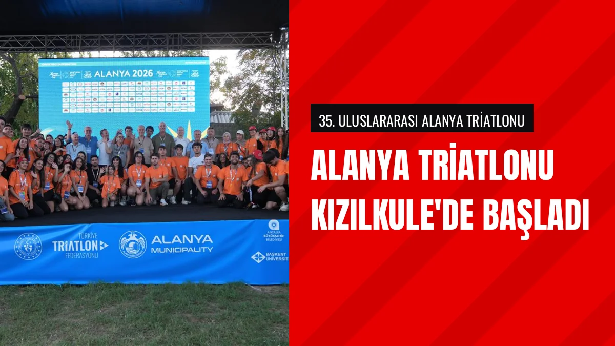 Alanya Triatlonu Kızılkule'den Start Aldı Birinciler Belli Oldu