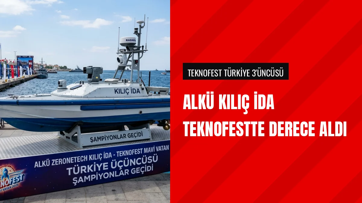 ALKÜ Kılıç İDA Takımı TEKNOFEST Şampiyonlar Geçidinde Sergilendi
