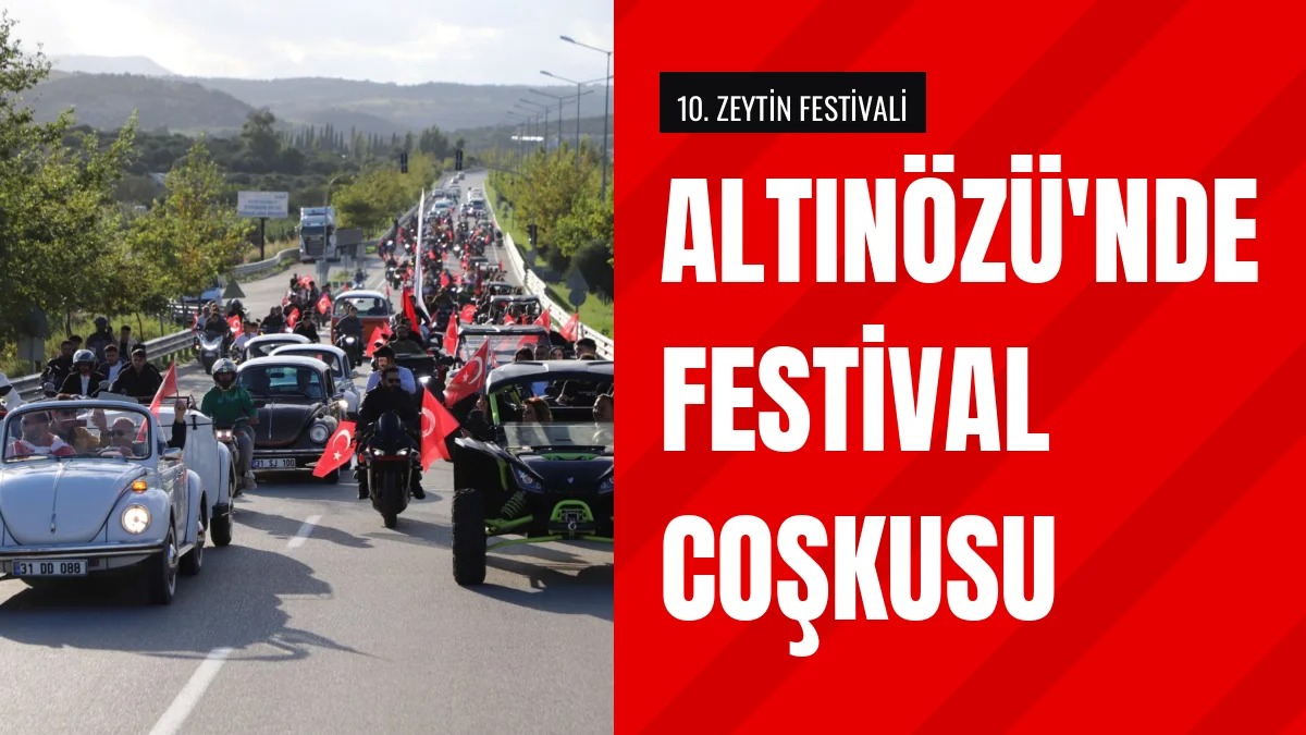 Altınözü Zeytin ve Gastronomi Festivalinde Şehir Turu Yapıldı