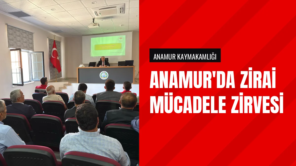 Anamur Kaymakamlığında Akdeniz Meyve Sineği Mücadelesi Ele Alındı