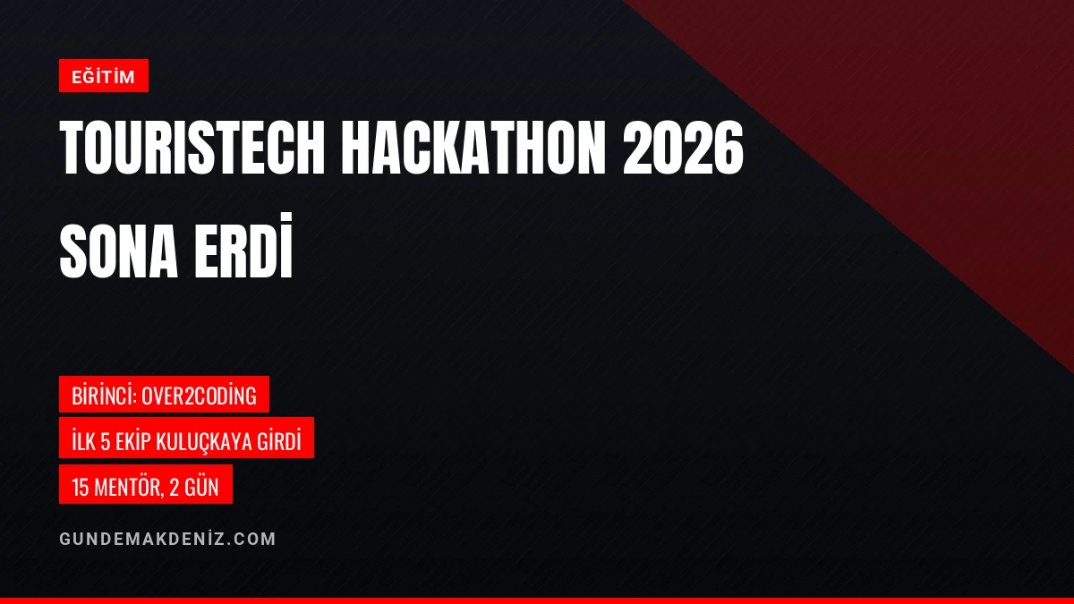 Antalya Bilim Üniversitesi TourisTech Hackathon 2026 Sonuçlandı