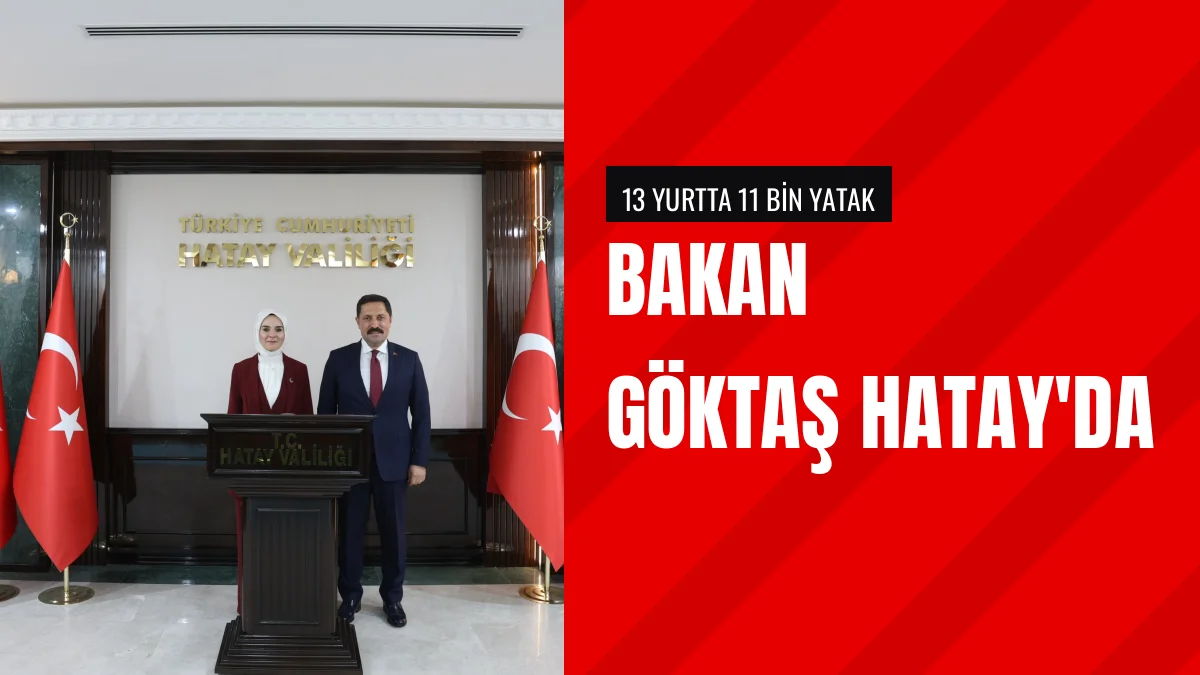 Bakan Mahinur Özdemir Göktaş Hatayda Üniversite Açılışına Katıldı