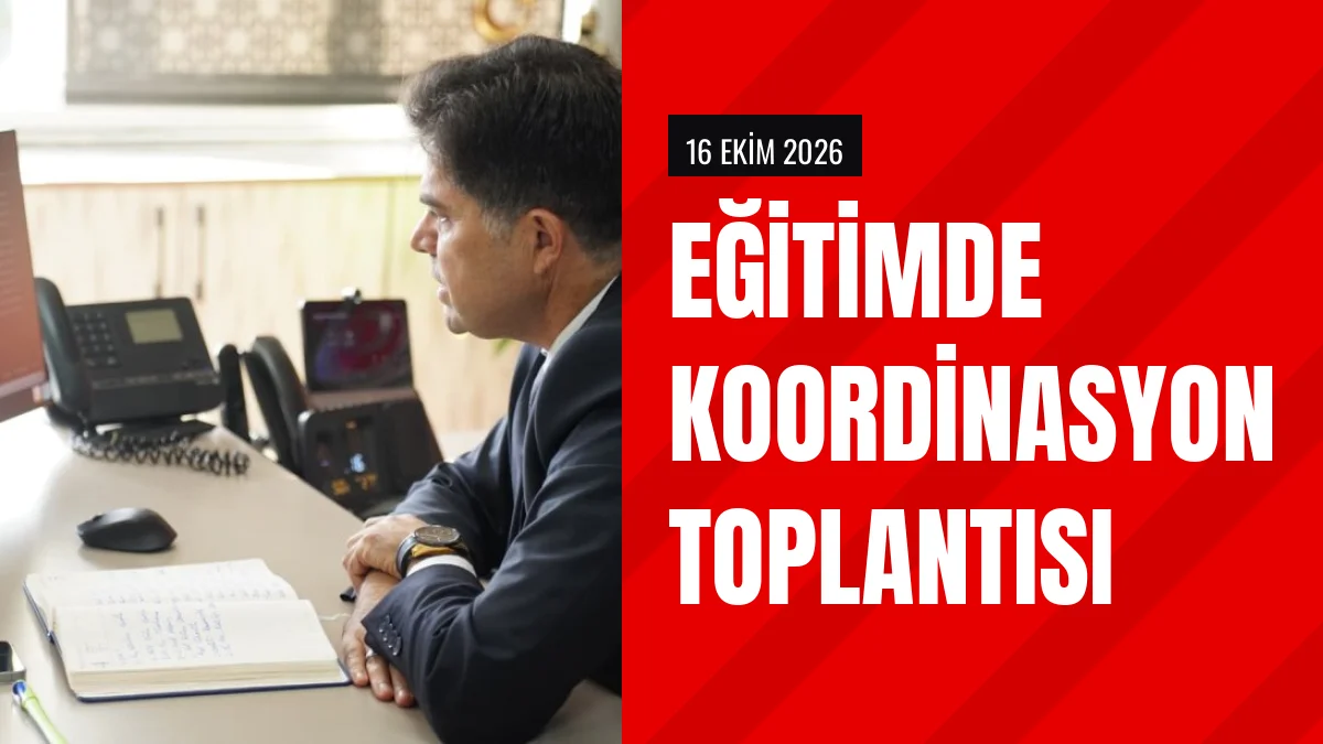 Burdurda İlçe Milli Eğitim Müdürleri Koordinasyon Toplantısı Yaptı