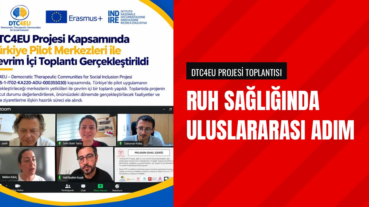 Burdurda Ruh Sağlığı İçin Uluslararası Proje Toplantısı Yapıldı