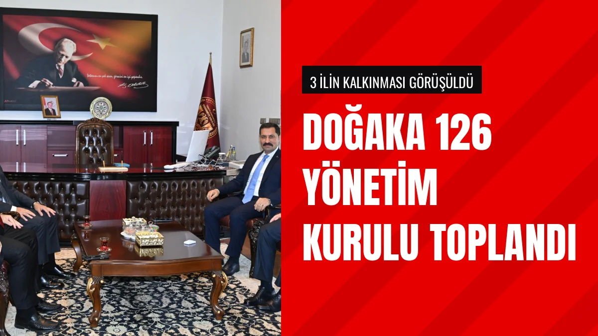 Doğu Akdeniz Kalkınma Ajansı Toplantısı Osmaniye İlinde Yapıldı