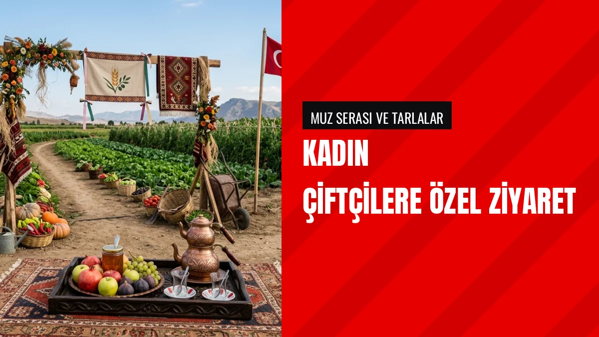 Dünya Kadın Çiftçiler Gününde Tarım Emekçileri Ziyaret Edildi