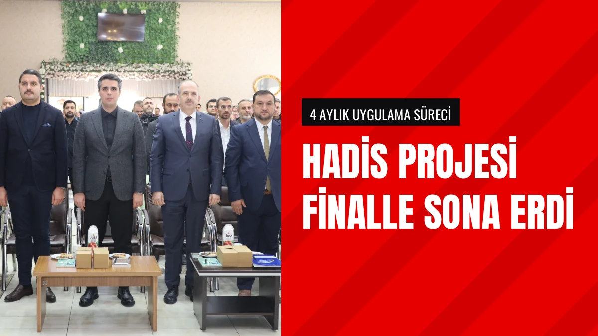 Elbistan İlçe Müftülüğünün Dört Aylık Hadis Projesi Sona Erdi