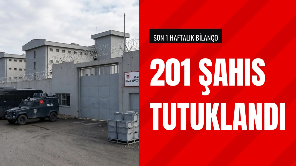 Emniyetin Operasyonlarında Son Bir Haftada 201 Şahıs Tutuklandı