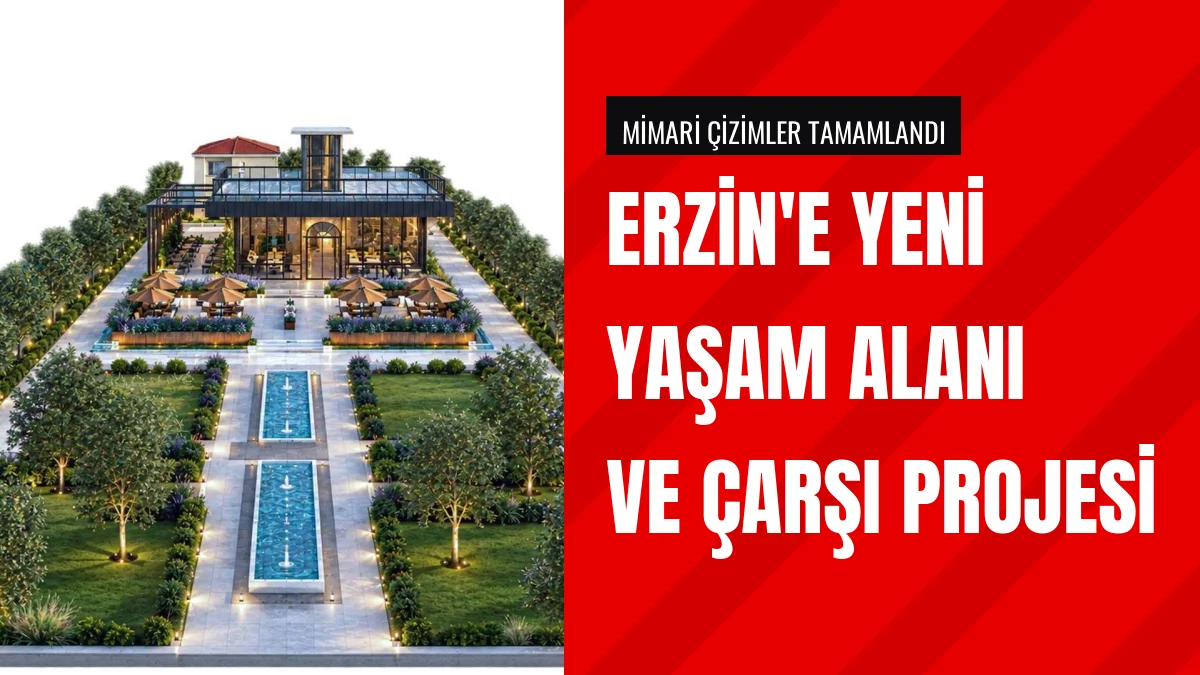 Erzin Belediyesi Sosyal Yaşam Alanı Projesinin Çizimlerini Tamamladı
