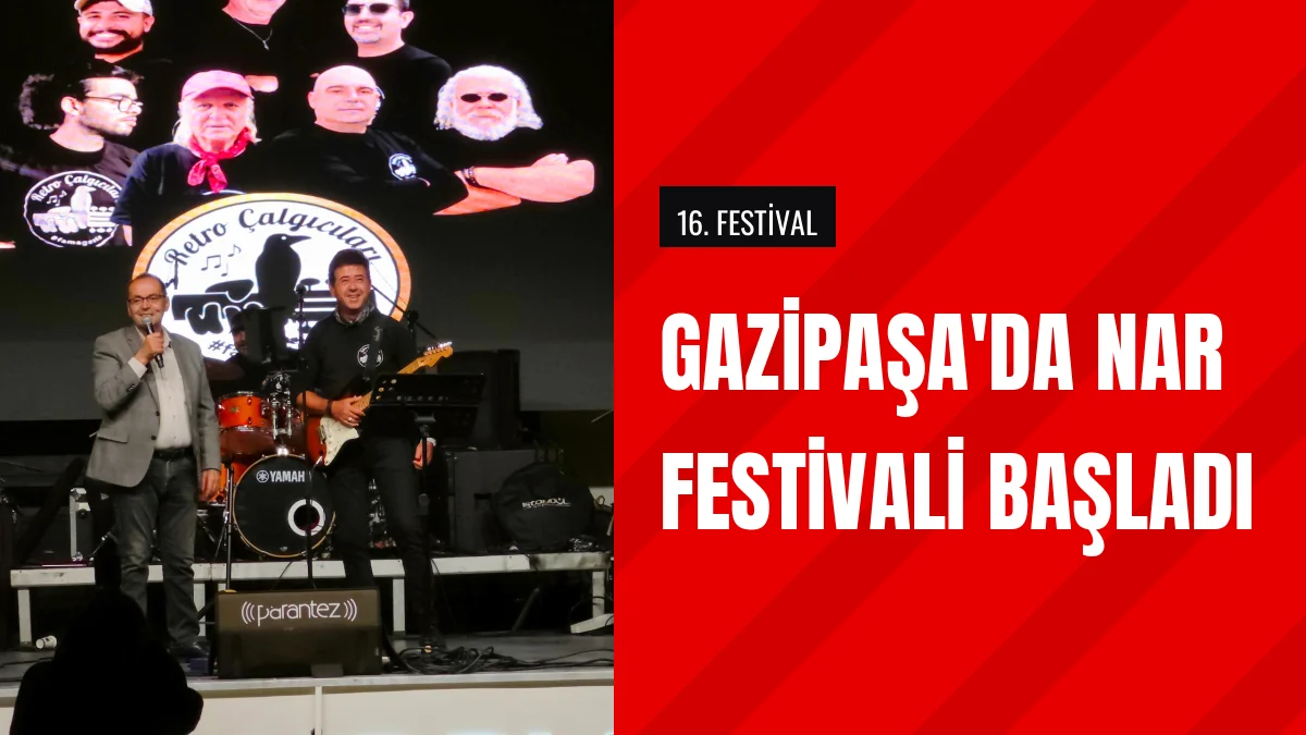 Gazipaşa Belediyesi 16. Nar ve Tropikal Meyve Festivalini Açtı