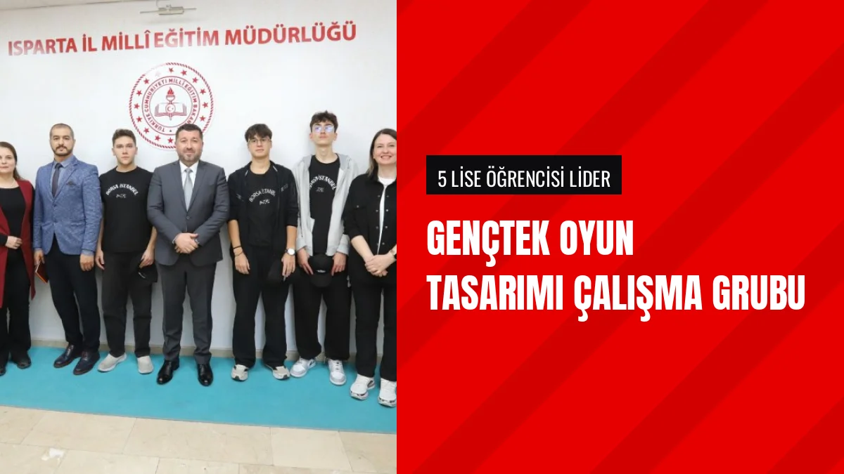 GençTek Oyun Tasarımı Grubu Öğrencileri Recai Ocak ile Buluştu
