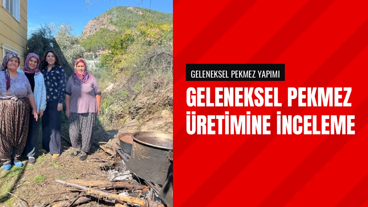 Gül Topsakaloğlu Keçiboynuzu Pekmezi Üretim Çalışmalarını İnceledi