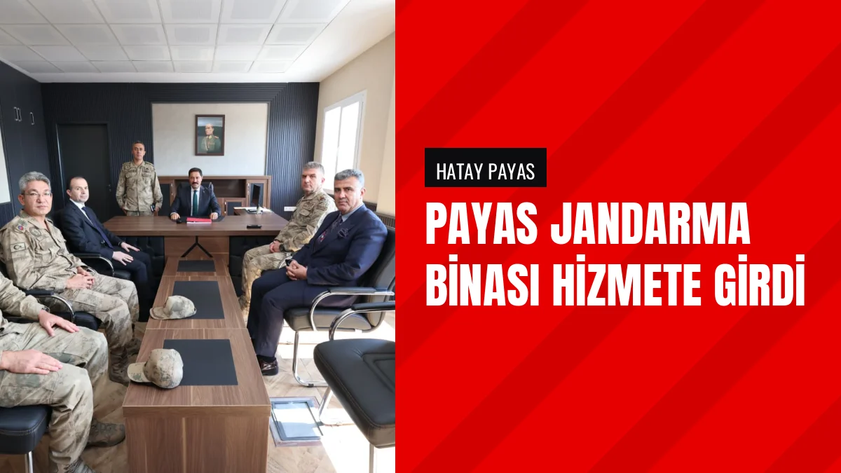 Hatay Valisi Mustafa Masatlı Payas Jandarma Binasını İnceledi