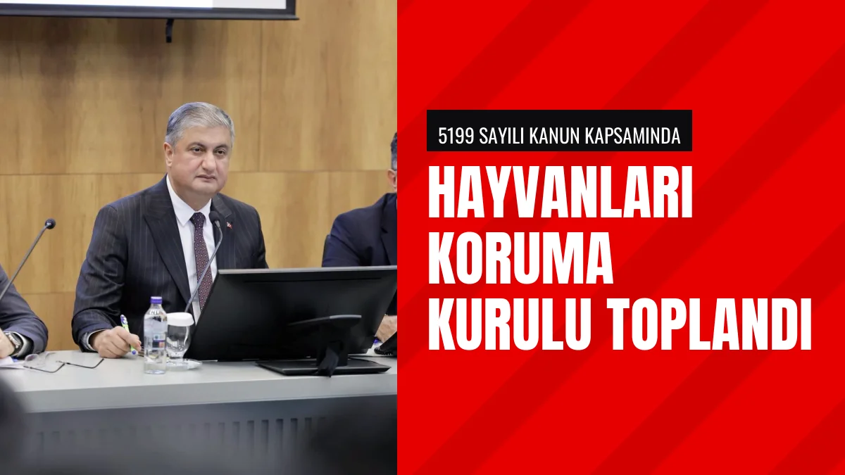 İl Hayvanları Koruma Kurulu Vali Mustafa Yavuz Başkanlığında Toplandı