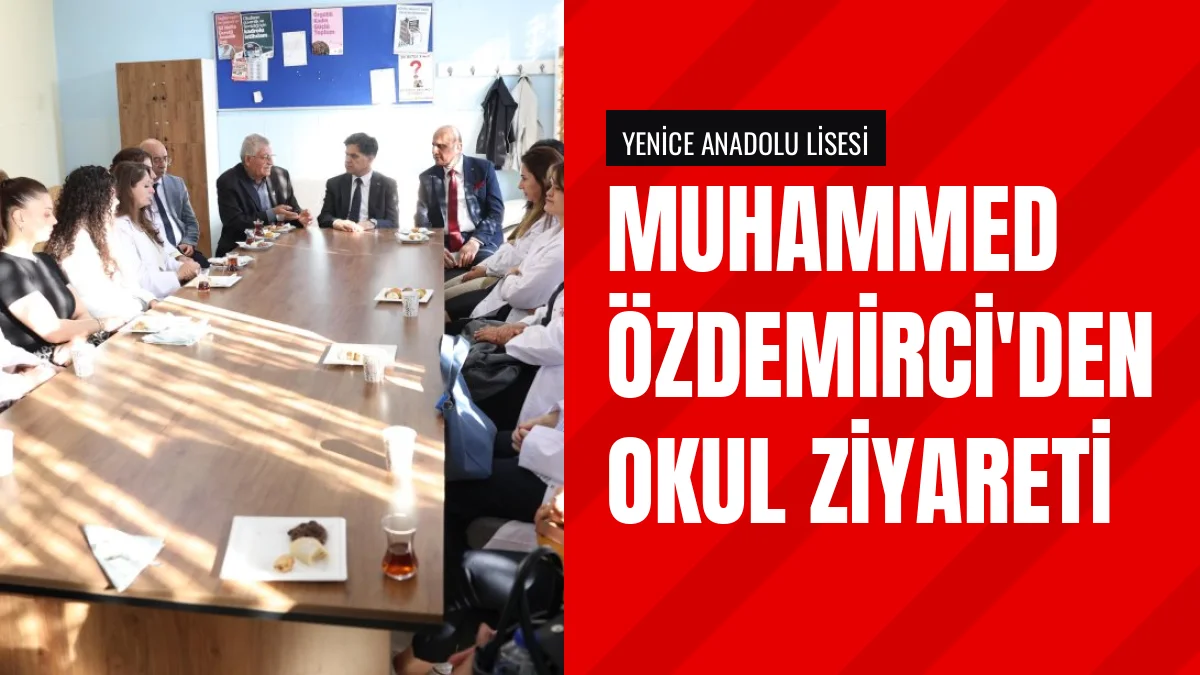 İl Milli Eğitim Müdürü Muhammed Özdemirci Yenice Lisesinde İncelemede