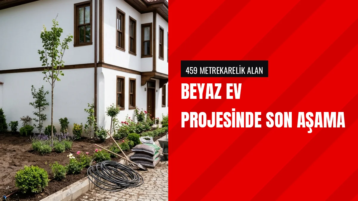 Isparta Damgacı Sokak Beyaz Ev Projesinde Peyzaj Çalışmaları Başladı
