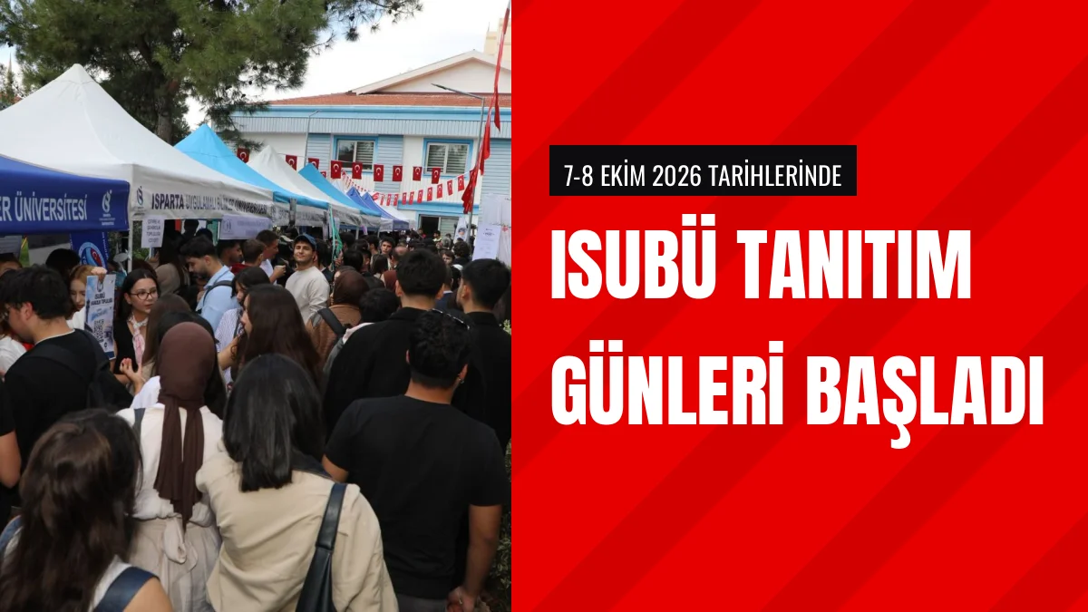 ISUBÜ Öğrenci Toplulukları Tanıtım Günleri Isparta Etkinliği Başladı