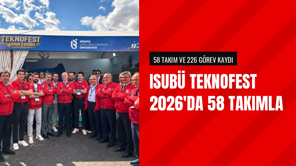 ISUBÜ TEKNOFEST 2026 Yarışmalarına 58 Takımla Katılım Sağladı