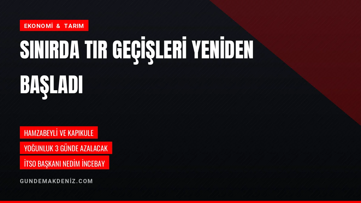 İTSO Başkanı İncebay Sınırda Bekleyen İnegöllü Şoförler İçin Girişim Yaptı