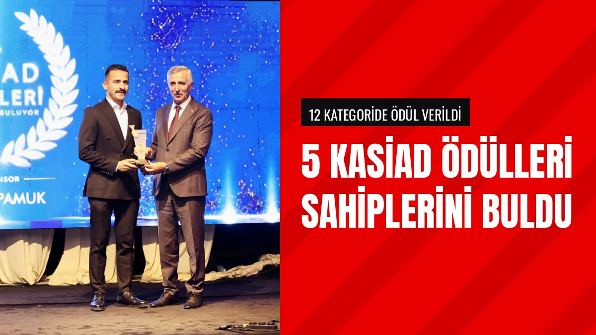 Kahramanmaraş Valisi Mükerrem Ünlüer KASİAD Ödül Törenine Katıldı