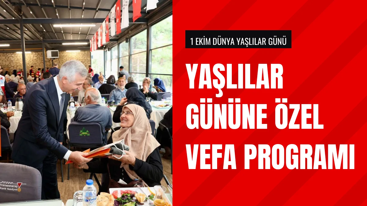 Kahramanmaraş Valisi Mükerrem Ünlüer Yaşlılarla Bir Araya Geldi