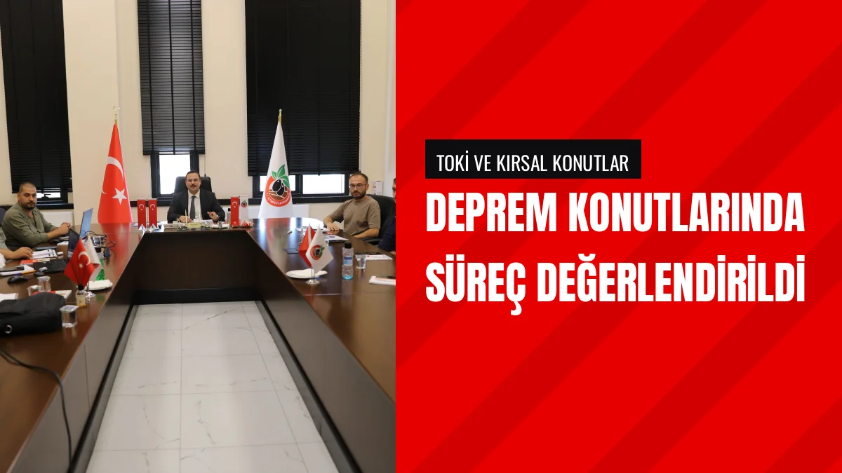 Kaymakam Efecan Şahin deprem konutları projelerini değerlendirdi