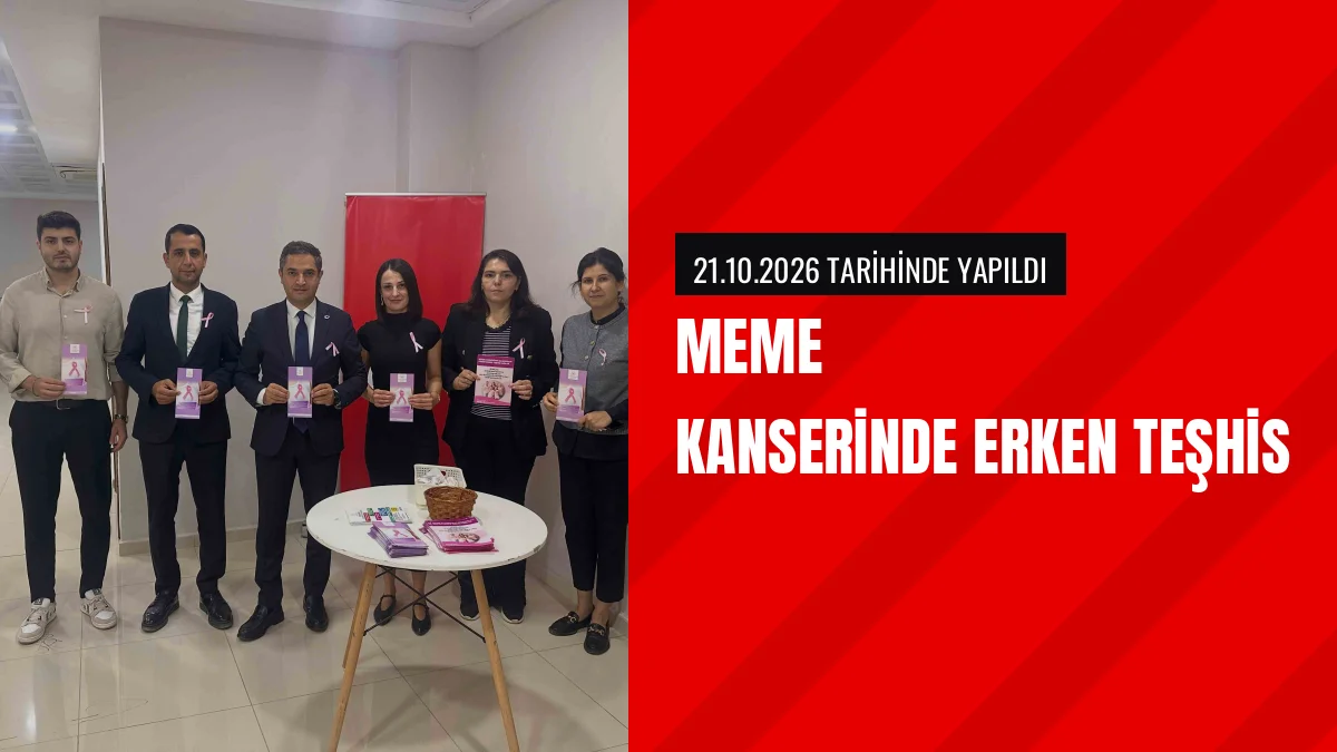 Kaymakam Oğuz Cem Murat meme kanseri farkındalık programına katıldı
