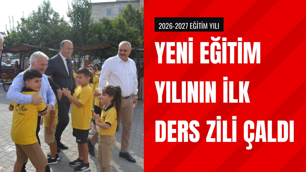 Kaymakam Ramazan Kurtyemez Zahit Çetin İlkokulunda Ders Zilini Çaldı