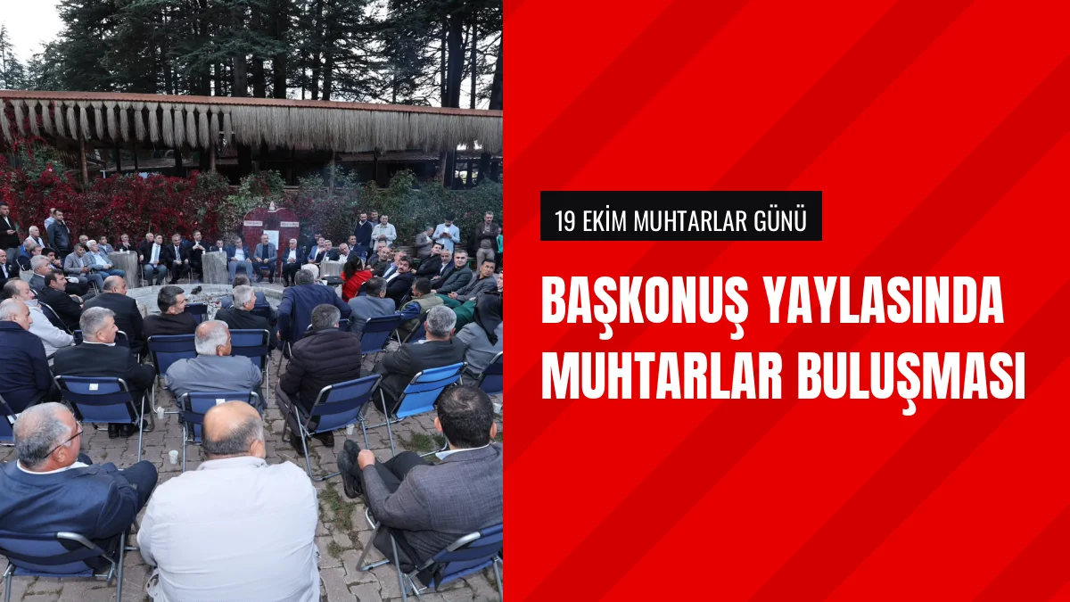 Kaymakam Salih Çiğdem Muhtarlarla Başkonuş Yaylasında Buluştu