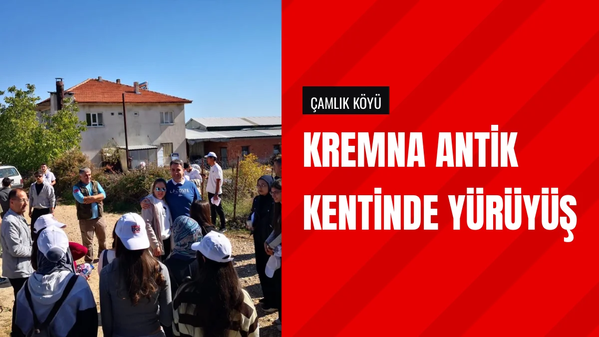 Kremna Antik Kentinde Öğrenciler İçin Yürüyüş Etkinliği Düzenlendi