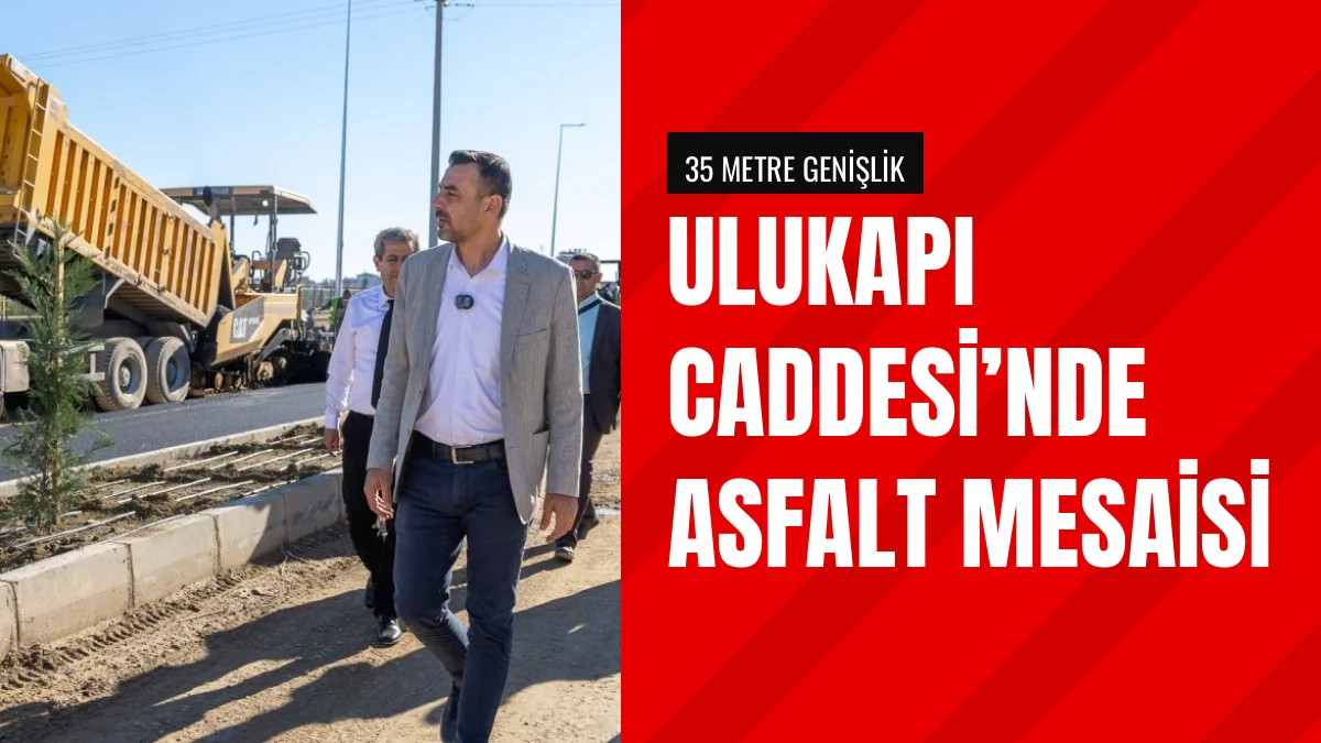 Manavgat Ulukapı Caddesinde Asfaltlama Ve Peyzaj Çalışmaları Başladı