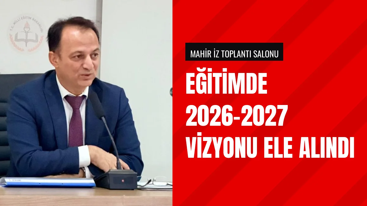 Milli Eğitim Müdürü Dinç Başkanlığında Eğitim Toplantısı Düzenlendi