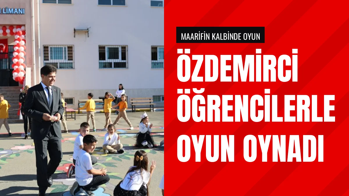 Muhammed Özdemirci Toroslar Uluslararası Limanı İlkokulunda