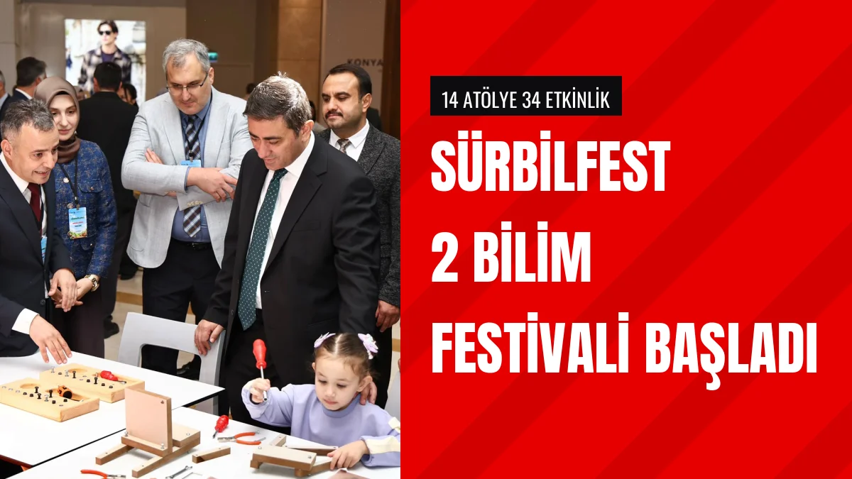 Onikişubat Bilim Festivali SÜRBİLFEST 2 Piazza AVMde Başladı
