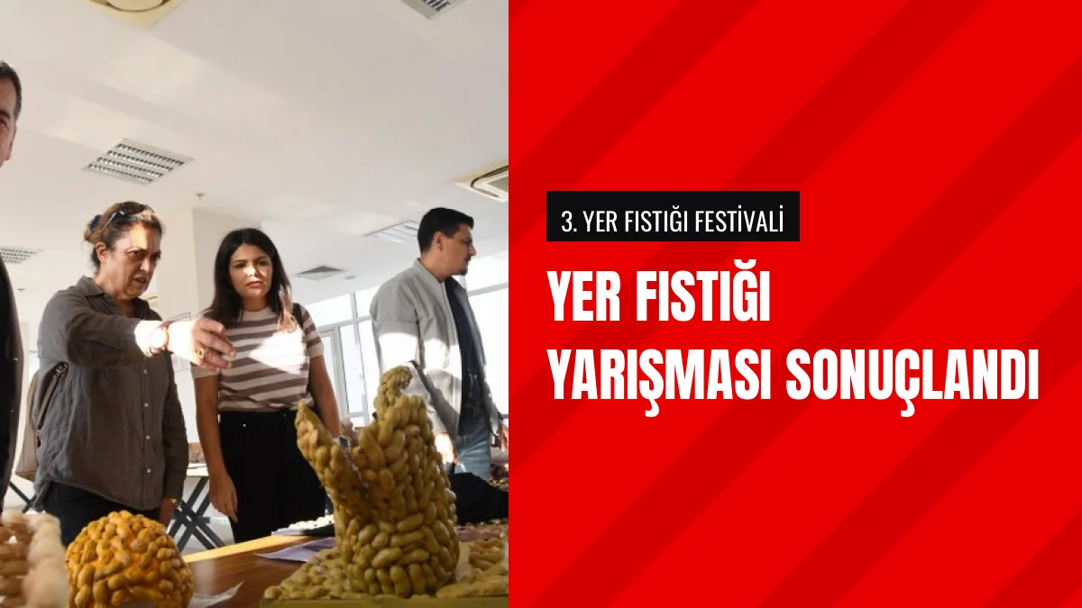 Osmaniye Yer Fıstığı Festivali Resim ve Tasarım Dereceleri Belli Oldu