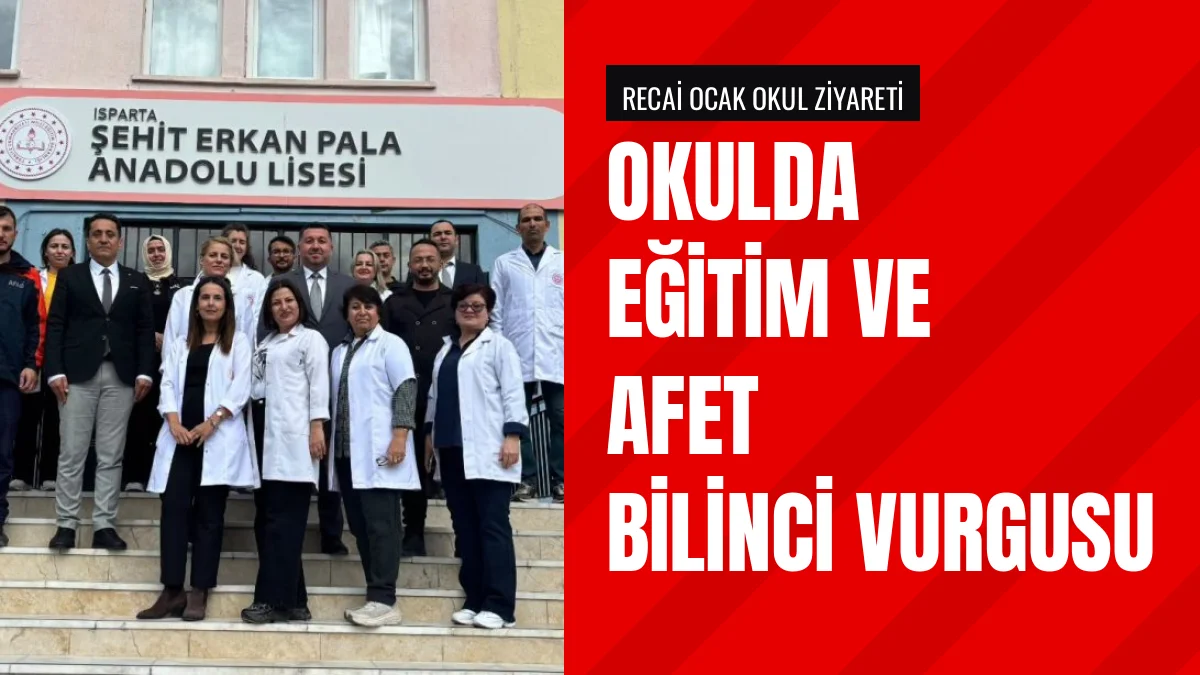 Recai Ocak Şehit Erkan Pala Anadolu Lisesinde Ziyarette Bulundu