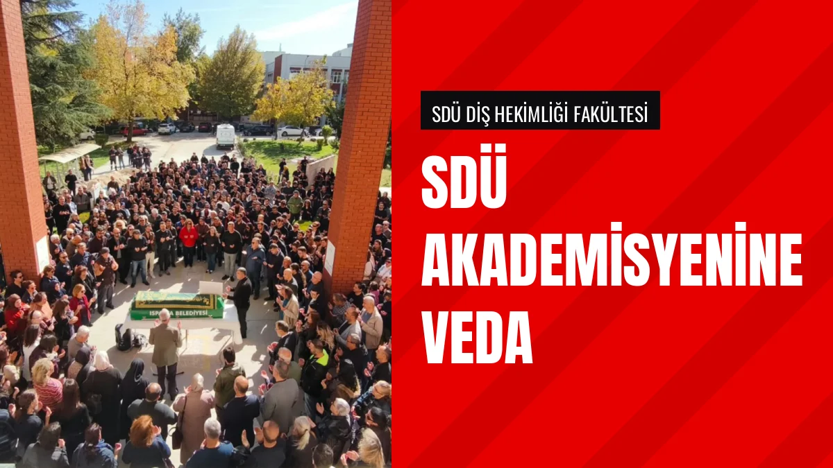 SDÜ Öğretim Üyesi Doç Dr Hakkı Cenker Küçükeşmen Törenle Anıldı