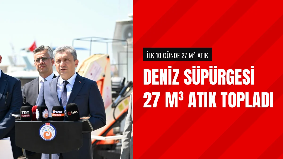 Vali Hulusi Şahin Akdeniz'deki plastik kirliliği çalışmasını açıkladı