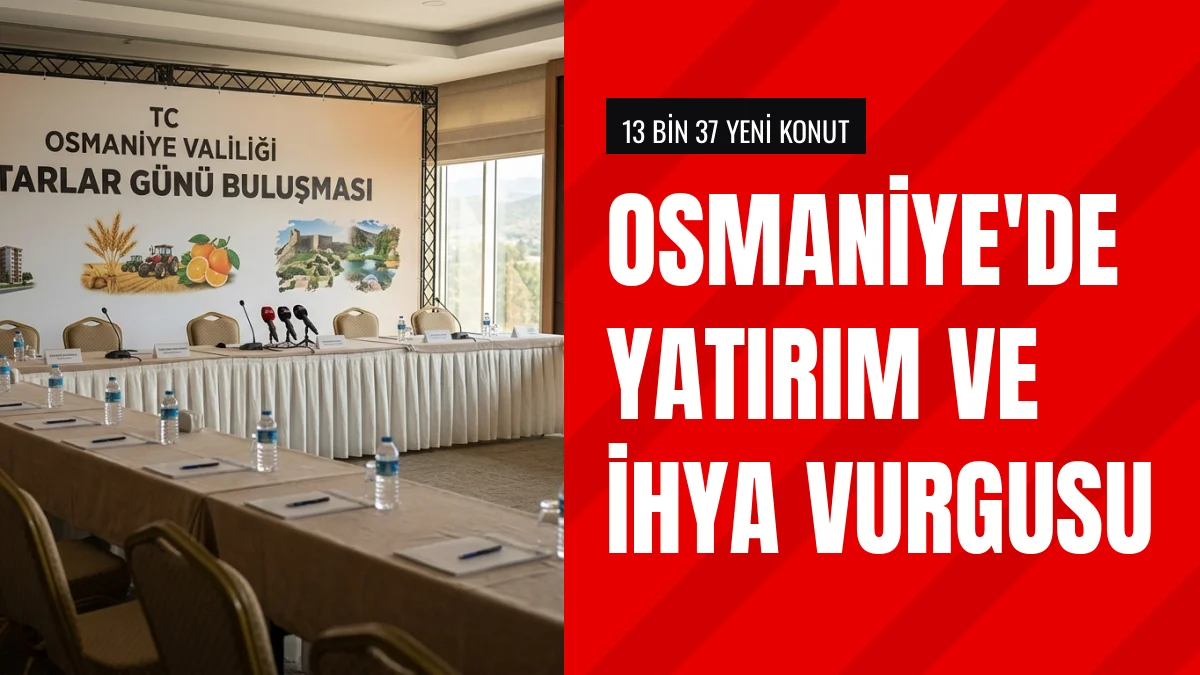 Vali Mehmet Fatih Serdengeçti Osmaniyeli Muhtarlarla Buluştu