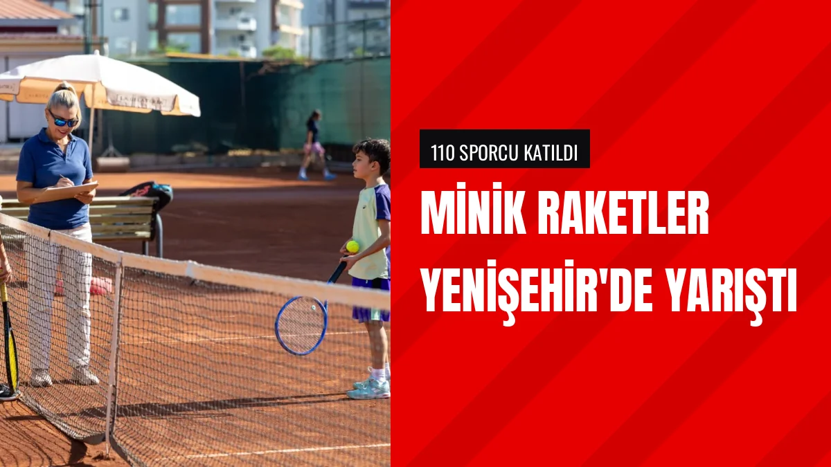 Yenişehir'deki 8-9-10 Yaş Tenis Turnuvasını Sami Artun Lafçı Kazandı